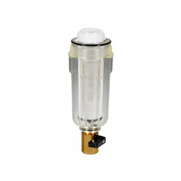KF06-1/2A Прозрачная чаша фильтра в комплекте с сетчатым элементом и держателем сетчатого элемента,