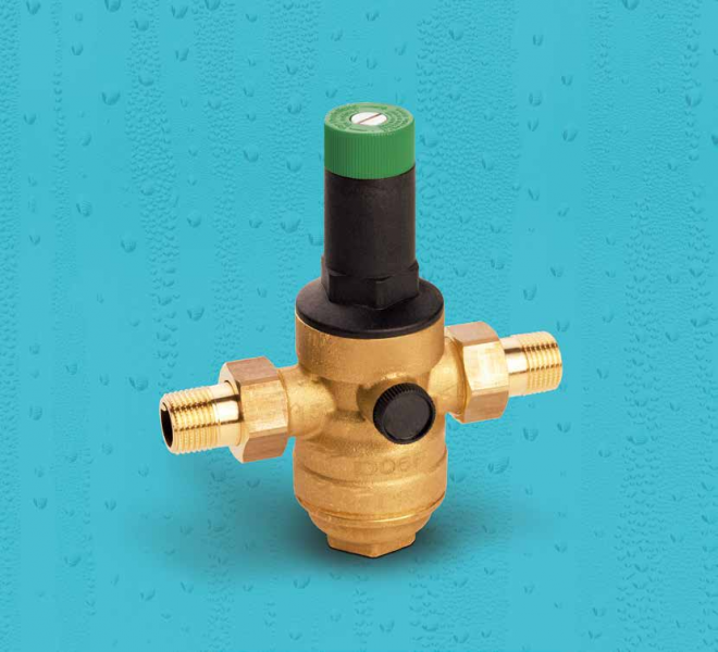 D06F-1"B клапан понижения давления на горячую воду, диапазон регулировки 1.5-6 атм